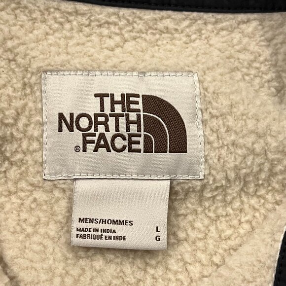 North Face Flannel Fleece Campfire Shacket, Red Black Plaid, L - Picture 3 of 11